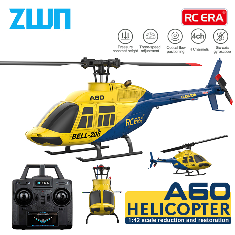 Rc Hobby Grade Helicopter - A60 RC هليكوبتر 2.4G 6-Aixs جيروسكوب