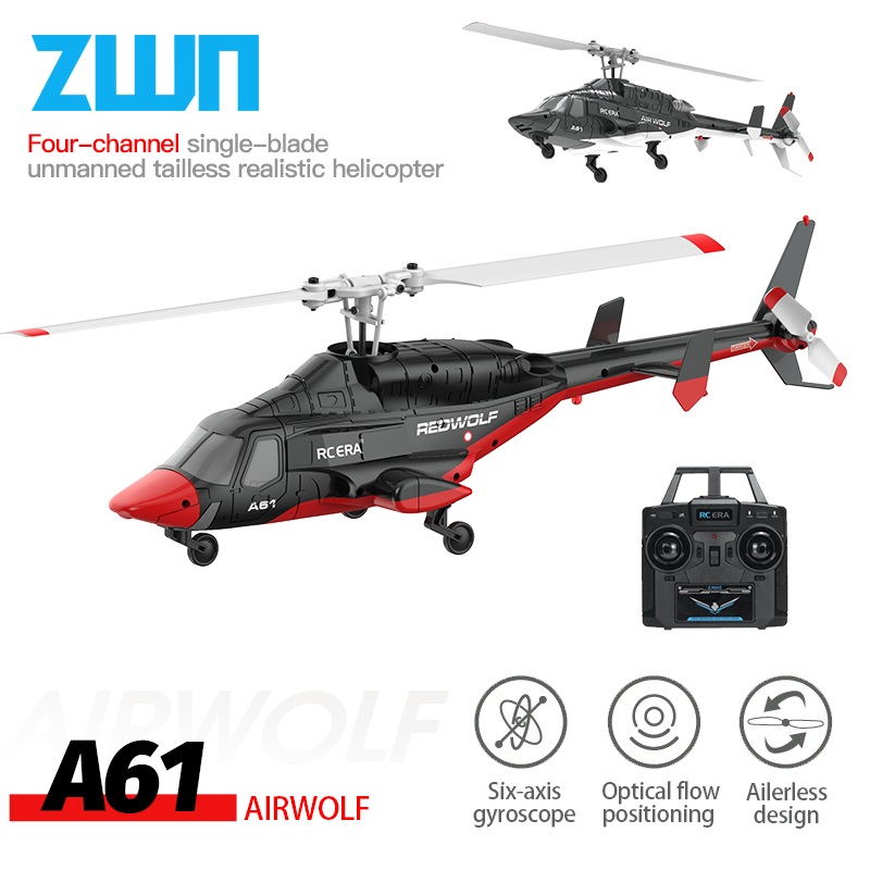 Rc Hobby Grade Helicopter - A61 RC هليكوبتر 2.4G 6-Aixs جيروسكوب