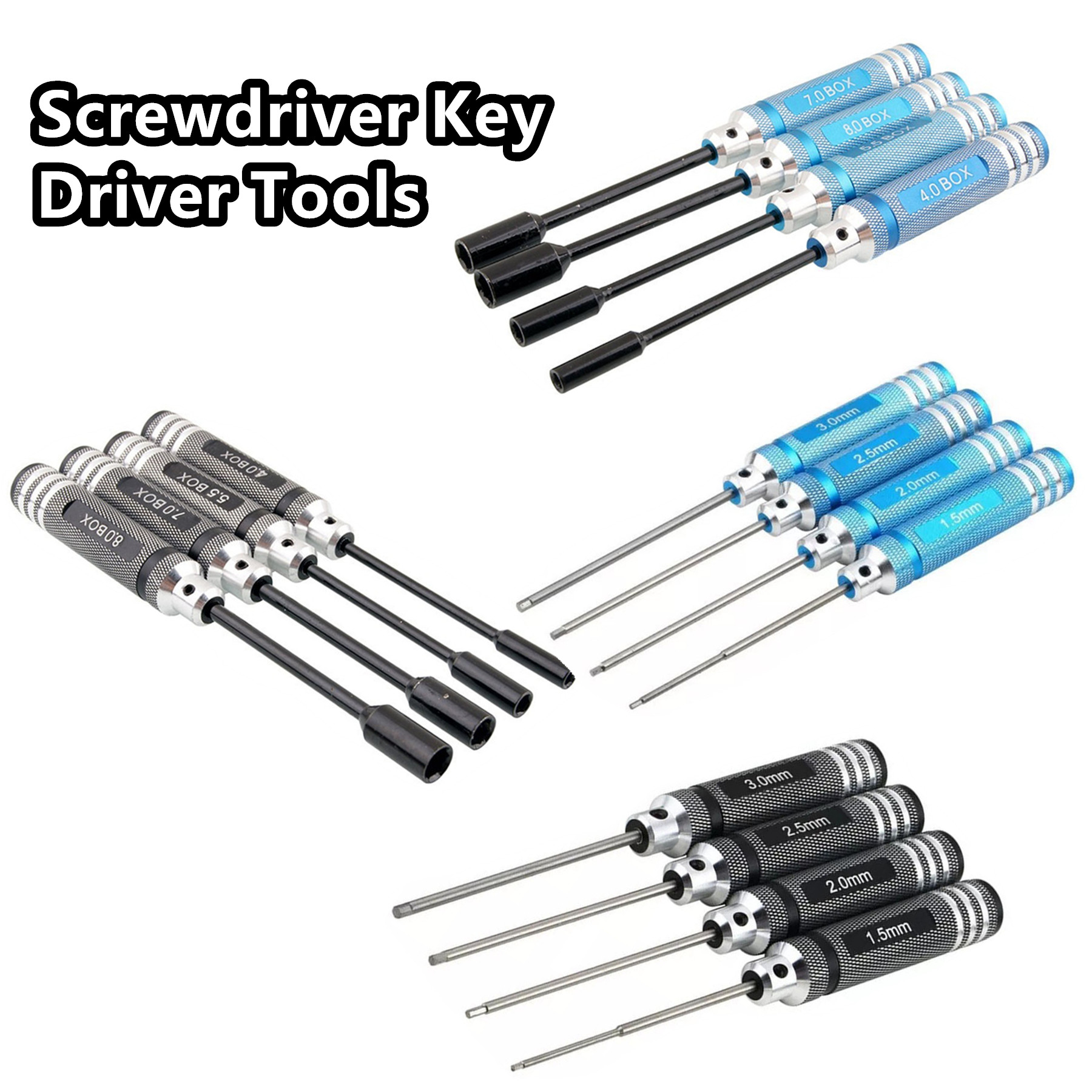 Rc Hobby Electric Screwdriver - 4 قطعة مجموعة مفكات براغي سداسية