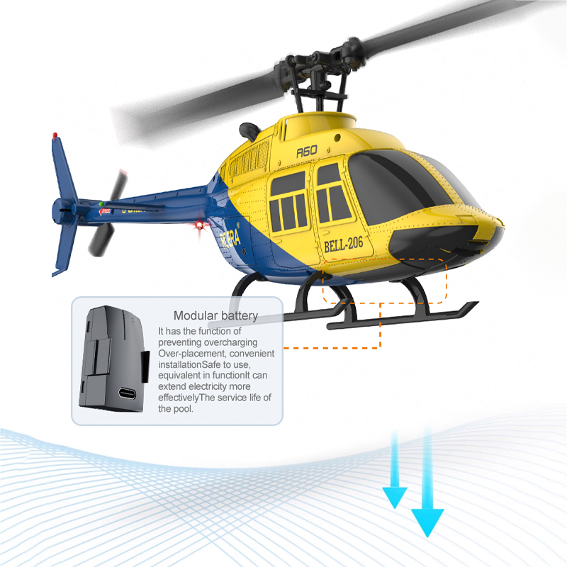 A60 RC هليكوبتر 2.4G 6-Aixs جي - مراجعة Rc Hobby Grade Helicopter وسعره