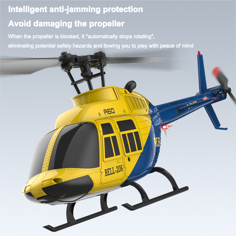 A60 RC هليكوبتر 2.4G 6-Aixs جي - مراجعة Rc Hobby Grade Helicopter وسعره