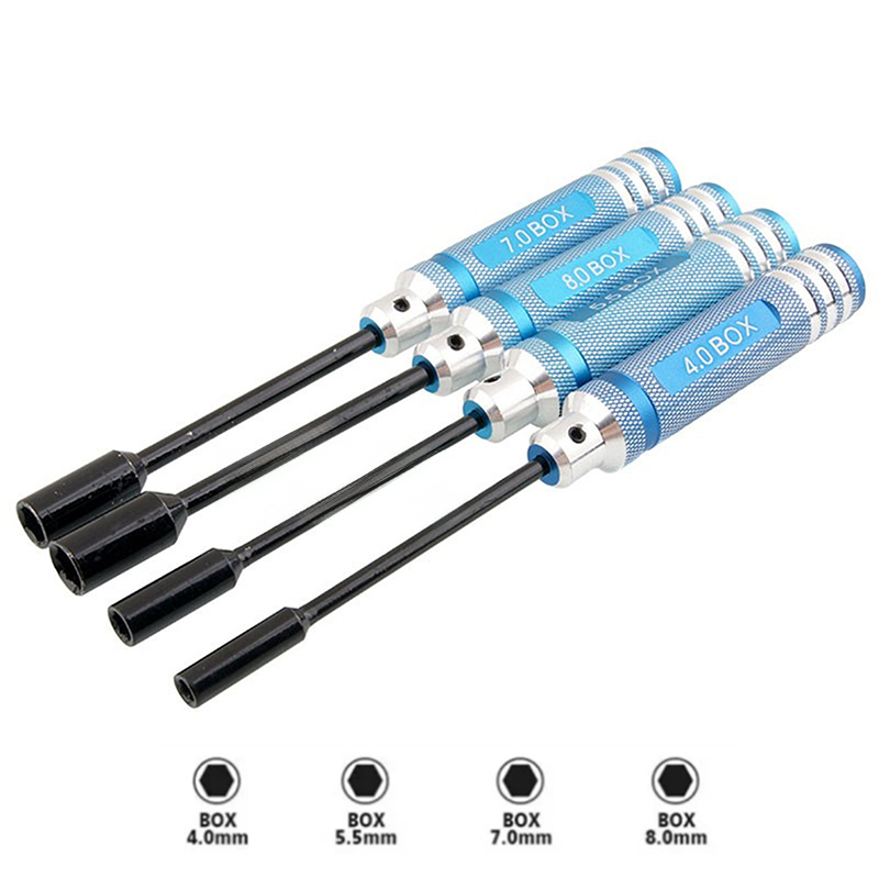 4 قطعة مجموعة مفكات براغي سداس - مراجعة Rc Hobby Electric Screwdriver وسعره